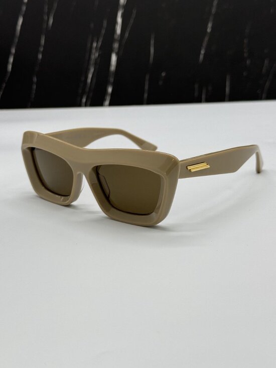 NEW BOTTEGA VENETA BV1283S 003 WOMEN BROWN SUNGLASSES main image 4
